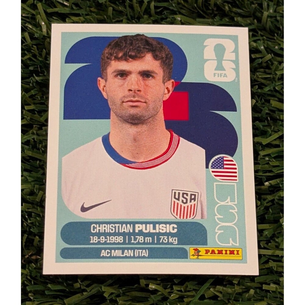 Christian PULISIC USA 16   Sticker White border USA    2026 PANINI  WORLD CUP